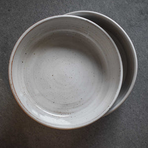 Hand Thrown Rounded Bowl 19cm